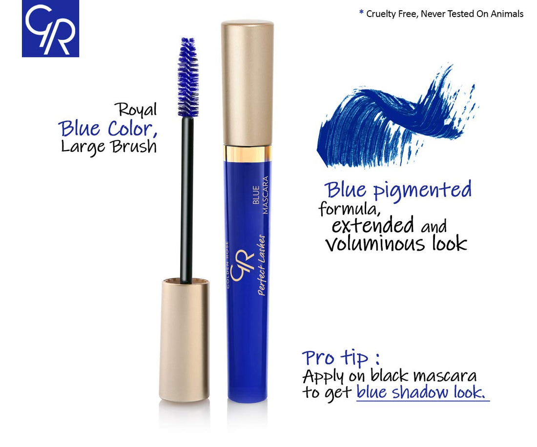 Golden Rose Perfect Lashes Mascara, Blue.37 fl. oz.