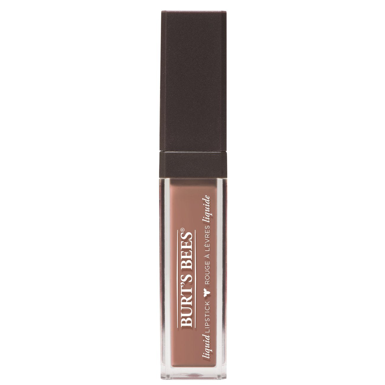 Burt's Bees 100% Natural Glossy Liquid Lipstick, Niagara Nude, 1 Tube