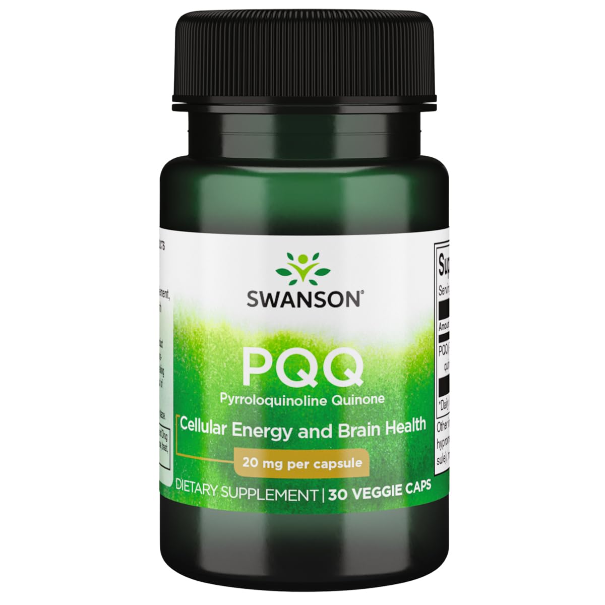 Swanson Pqq Pyrroloquinoline Quinone 20 Milligrams 30 Veg Capsules