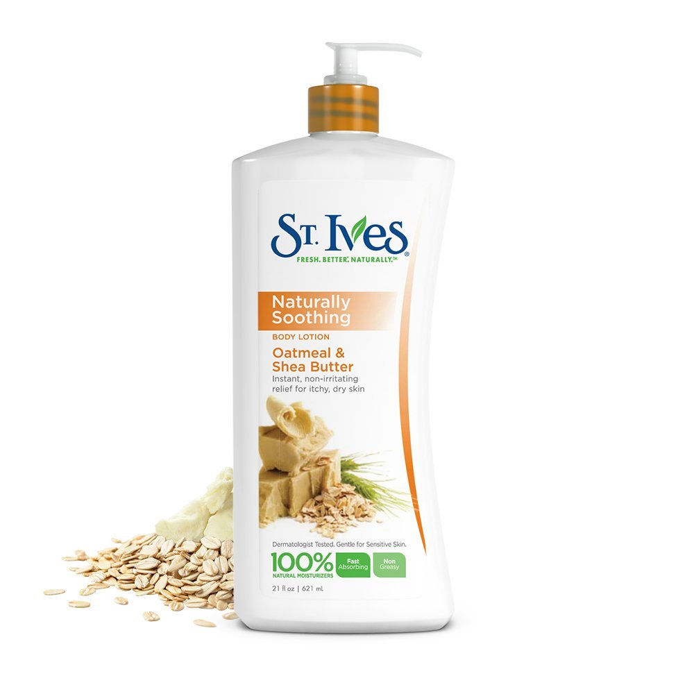 St. Ives Naturally Soothing Oatmeal & Shea Butter Body Lotion, 621 ml