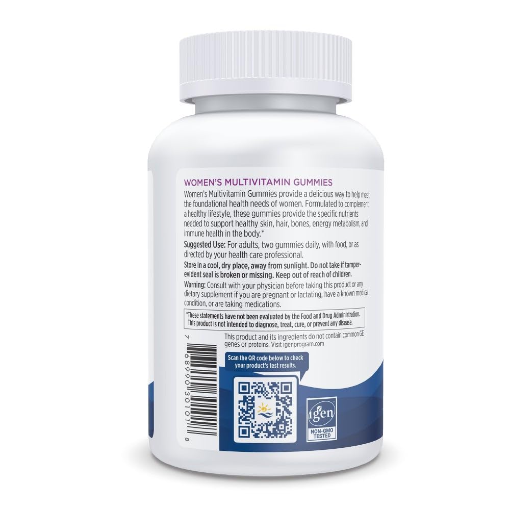 Nordic Naturals Women's Multivitamin Gummies, Mixed Berry - 60 Gummies - Support for Healthy Skin, Hair, Bones, Energy & Immunity - Non-GMO, Vegetarian - 30 Servings