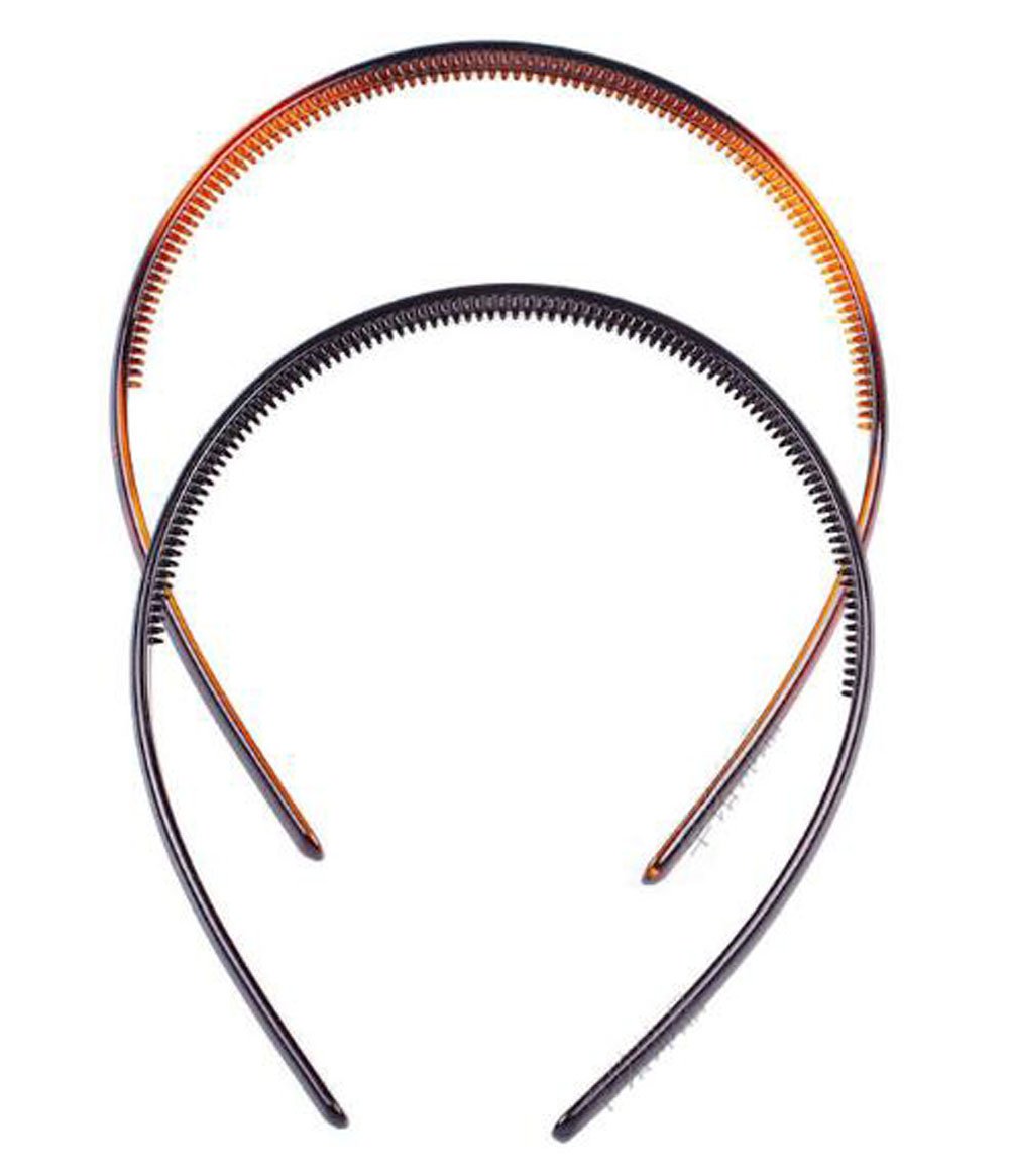 Plastic Tooth Hair Comb Headband Hard Headbands Ribbon Hairband Women Men Hair Accessory (style03)