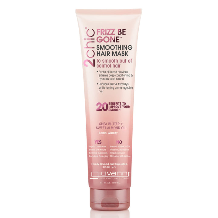 Giovanni 2chic Frizz Be Gone Shea Butter & Sweet Almond Oil Smoothing Hair Mask