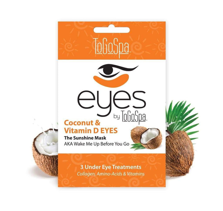 To Go Spa Coconut Replenishing Under Eye Treatments 3pk by To Go Spa