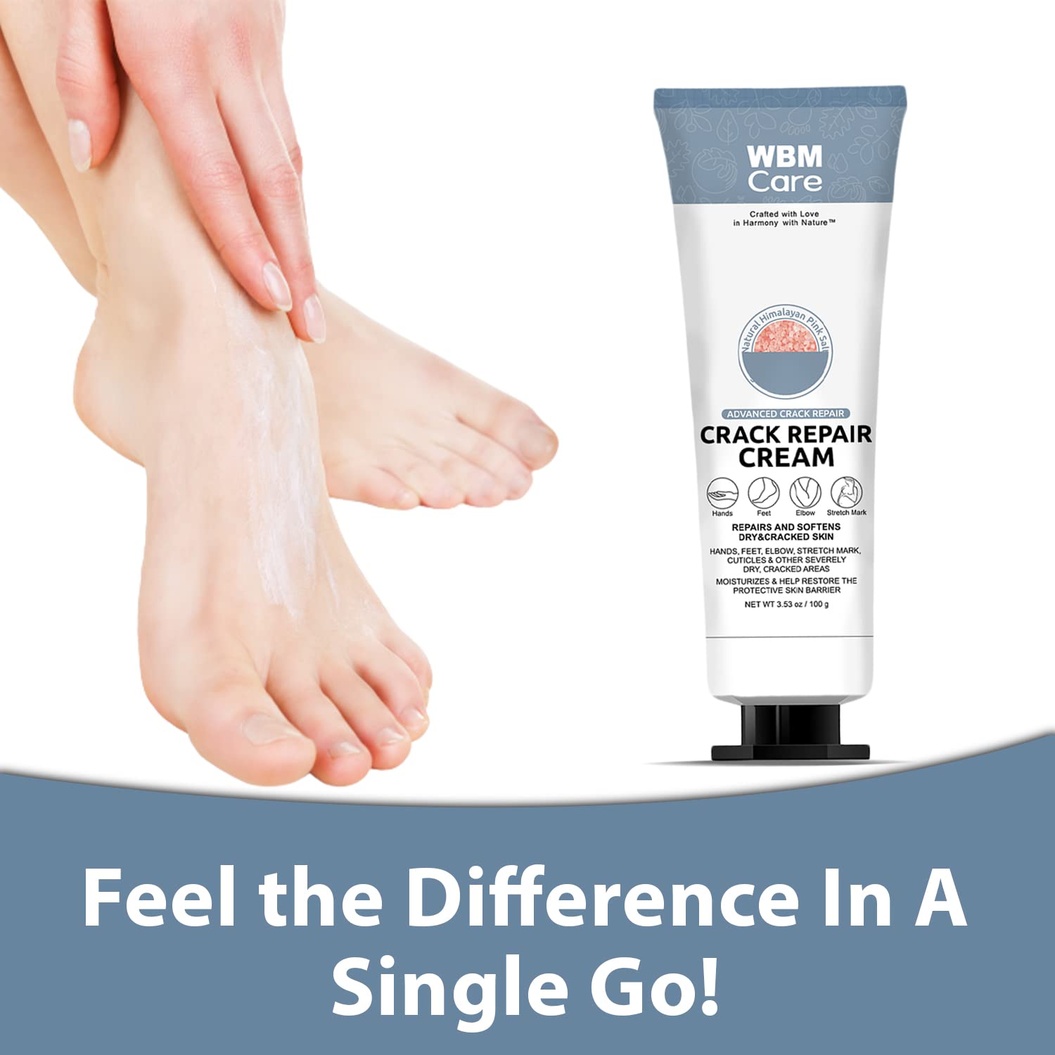 Natural Solution Advanced Skin Repair Cream, Rich in Allantoin & Water, For Multi-Purpose, Moisturizer for Dry Skin, 3.53 Oz/Each (Pack of 3), White