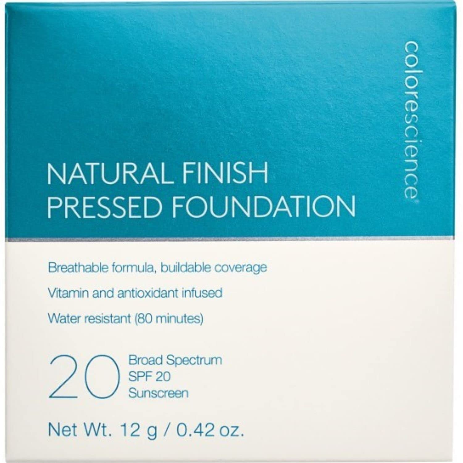Colorescience Natural Finish Pressed Foundation SPF 20, Medium Sand