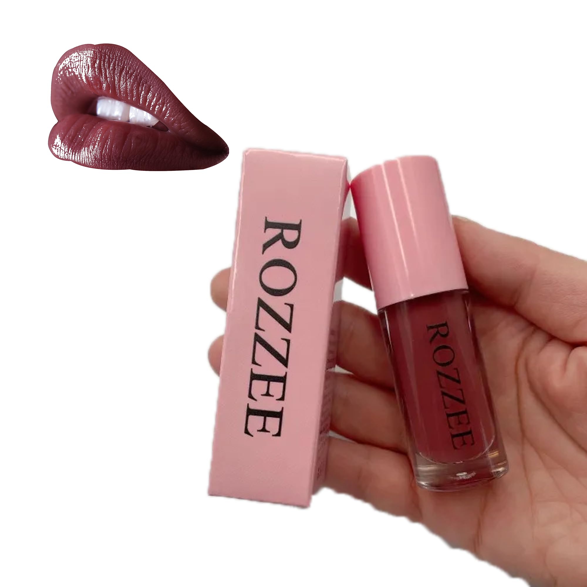 ROZZEE Lip Gloss - Lip Oil, Lip Plumper for Women, Non-Sticky, Hydrating Clear & Tinted Gloss, Perfect Party Favor, Glossy & Moisturizing Lip Products for All Occasions (Persian Palm, 6ml)