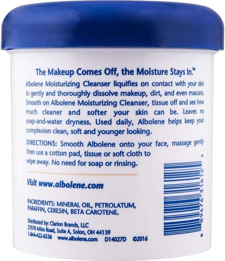 Albolene Moisturizing Cleanser Fragrance Free 12 oz ( Pack of 3)