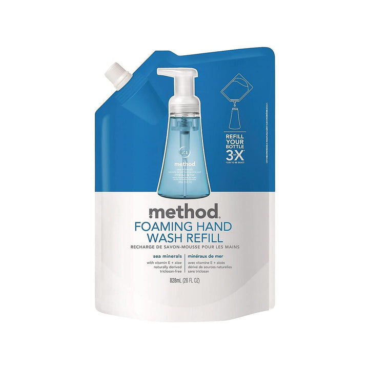 Foaming Hand Wash Refill, 28oz Pouch, Sea Minerals by MethodÃƒÂ‚Ã‚®