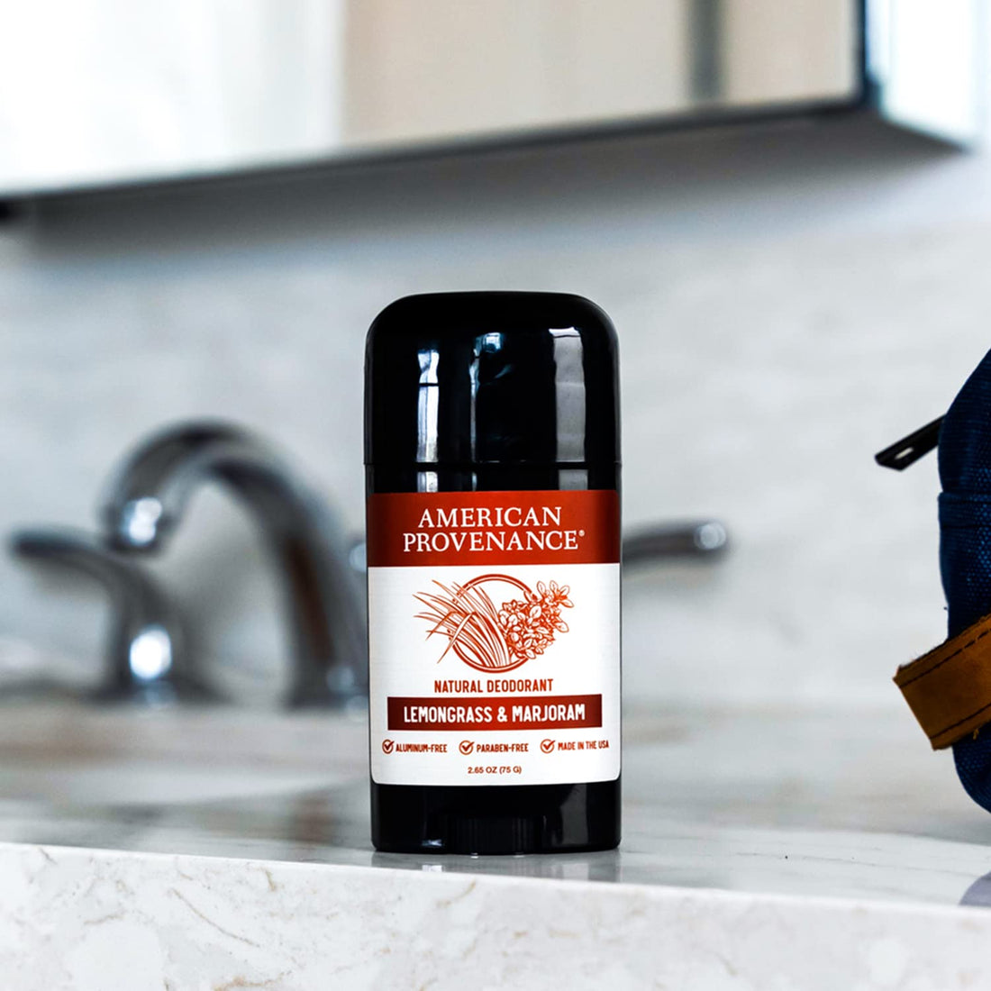 American Provenance Natural Mens Deodorant, Fastballs & Fisticuffs, 2.75 oz/75 gr