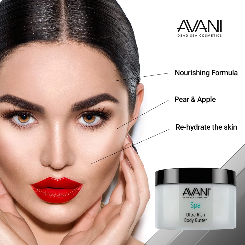 Avani Dead Sea Ultra Rich Body Butter (Pear/Apple)