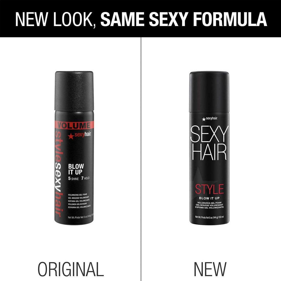 Sexy Hair Blow It Up Volumizing Gel Foam, 5 Ounce