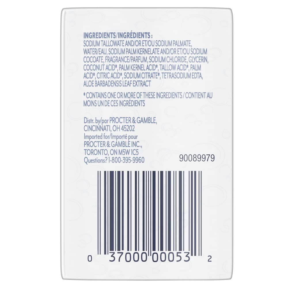 Ivory Simply Ivory Aloe Bath Bar, 3 Count