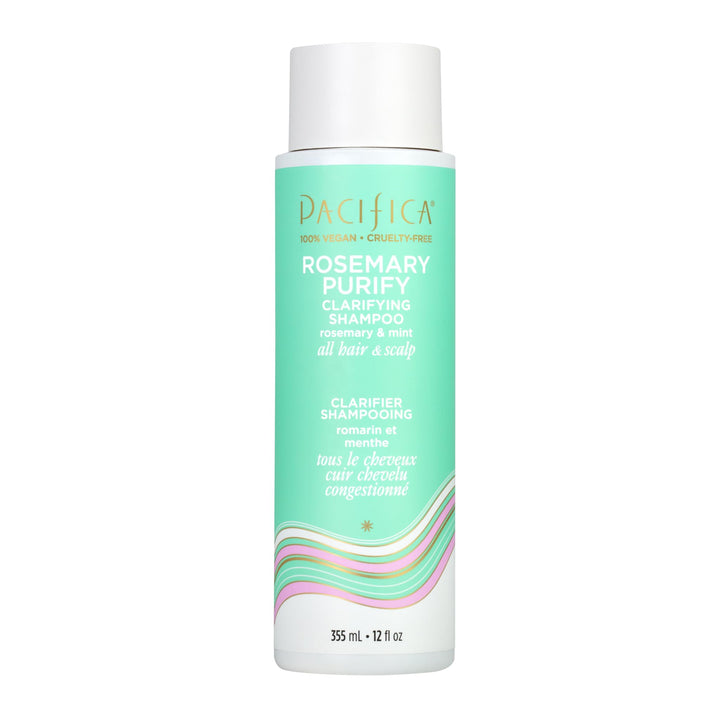 PACIFICA Rosemary Purify Invigorating Shampoo, rosemary, mint, 12 Fl Oz