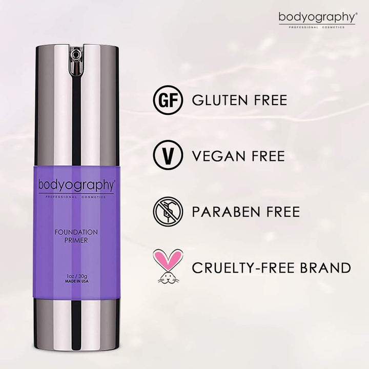 Bodyography Foundation Primer, Purple, 1 Ounce