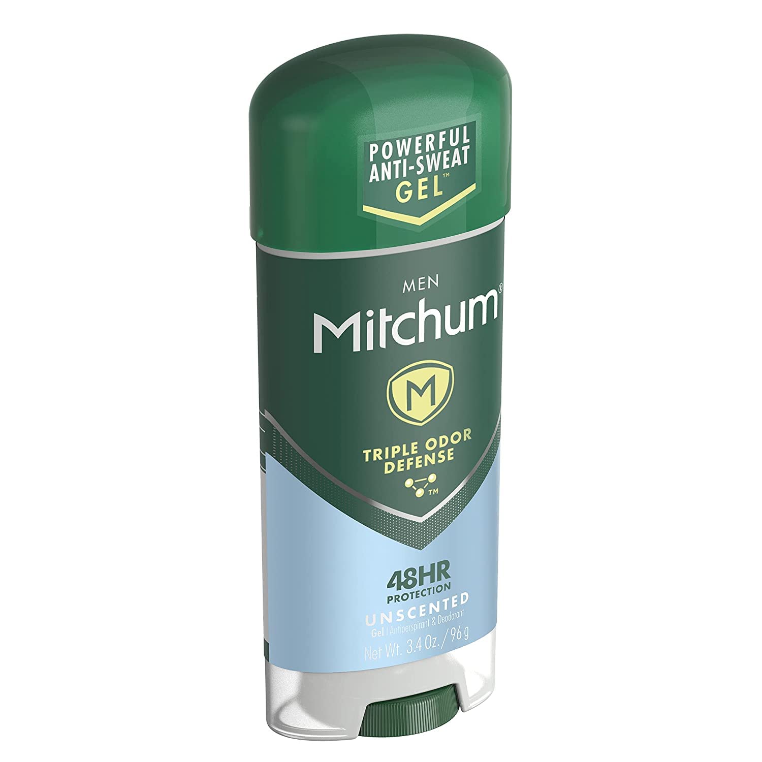 Mitchum Anti-Perspirant & Deodorant, Clear Gel, Unscented, 3.4 oz (96 g)