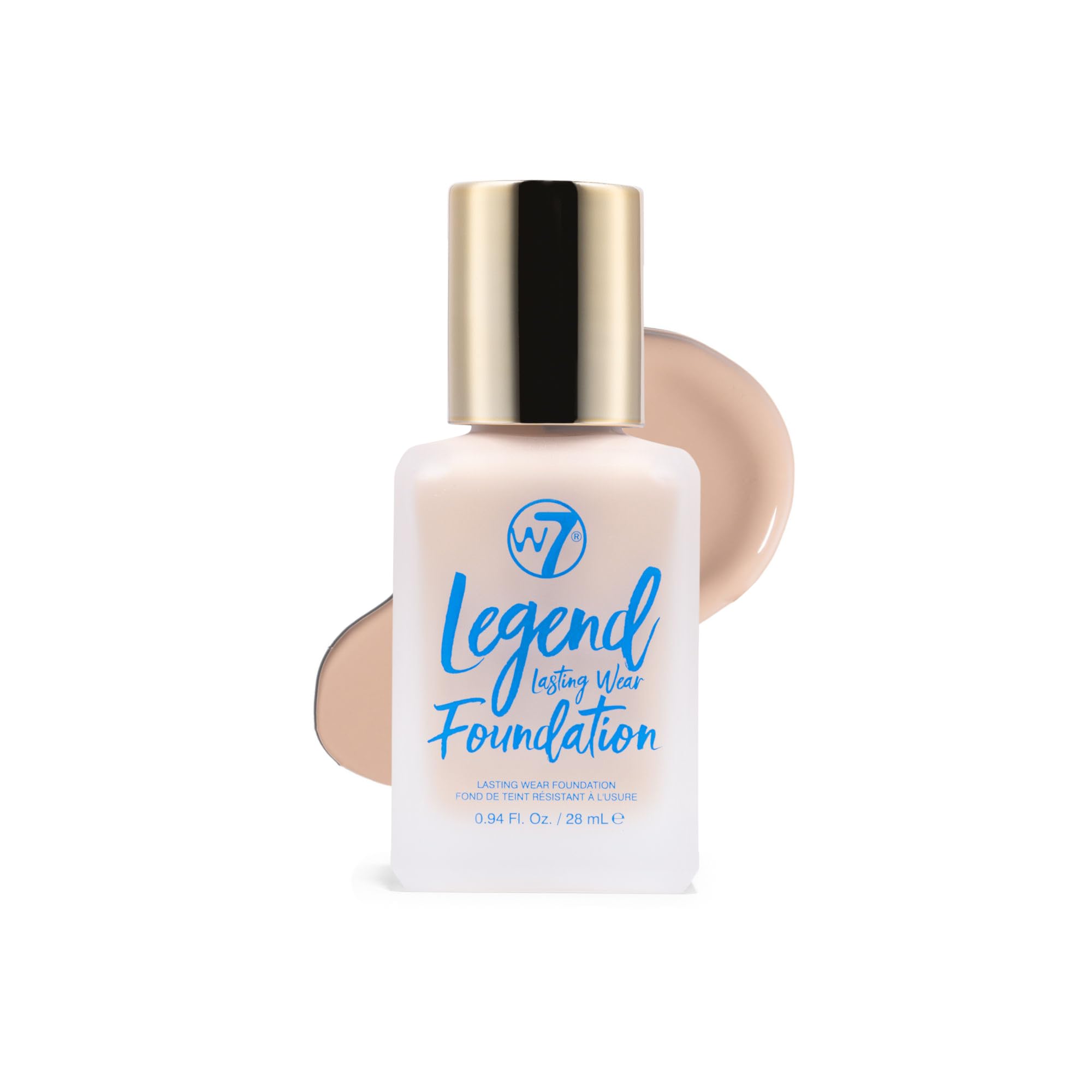 W7 | Legend Long-Lasting Liquid Foundation | Rich and Creamy Formula | Full Coverage with a Matte Finish | Available in 4 Shades | Fresh Beige | Cruelty Free, Vegan Makeup by W7 Cosmetics
