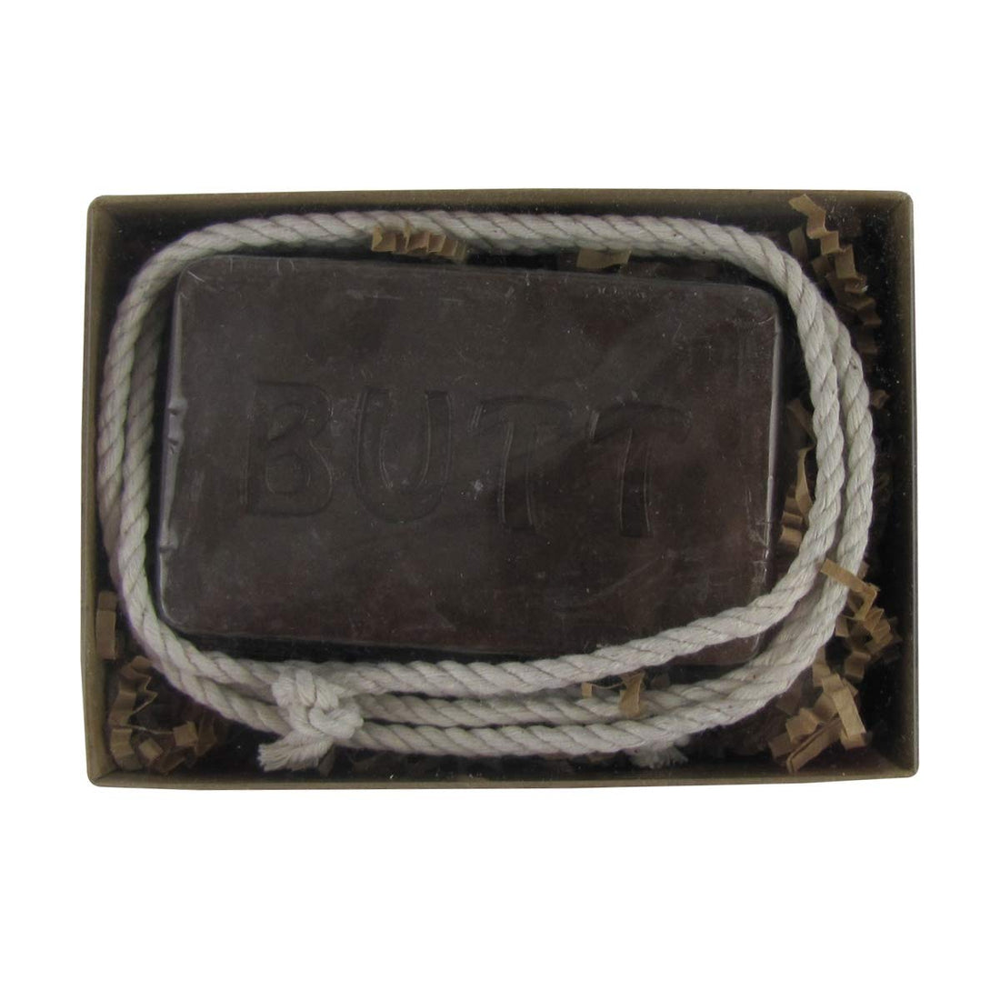 Treasure Gurus Novelty Butt Face Funny Bath Ass Crack Soap Bar On a Rope Practical Joke Gag Gift