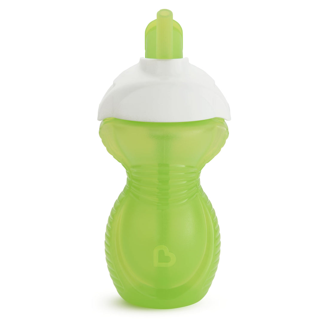 Munchkin® Click Lock™ Flip Straw Toddler Sippy Cup, 9 Ounce, 2 Pack, Blue/Green
