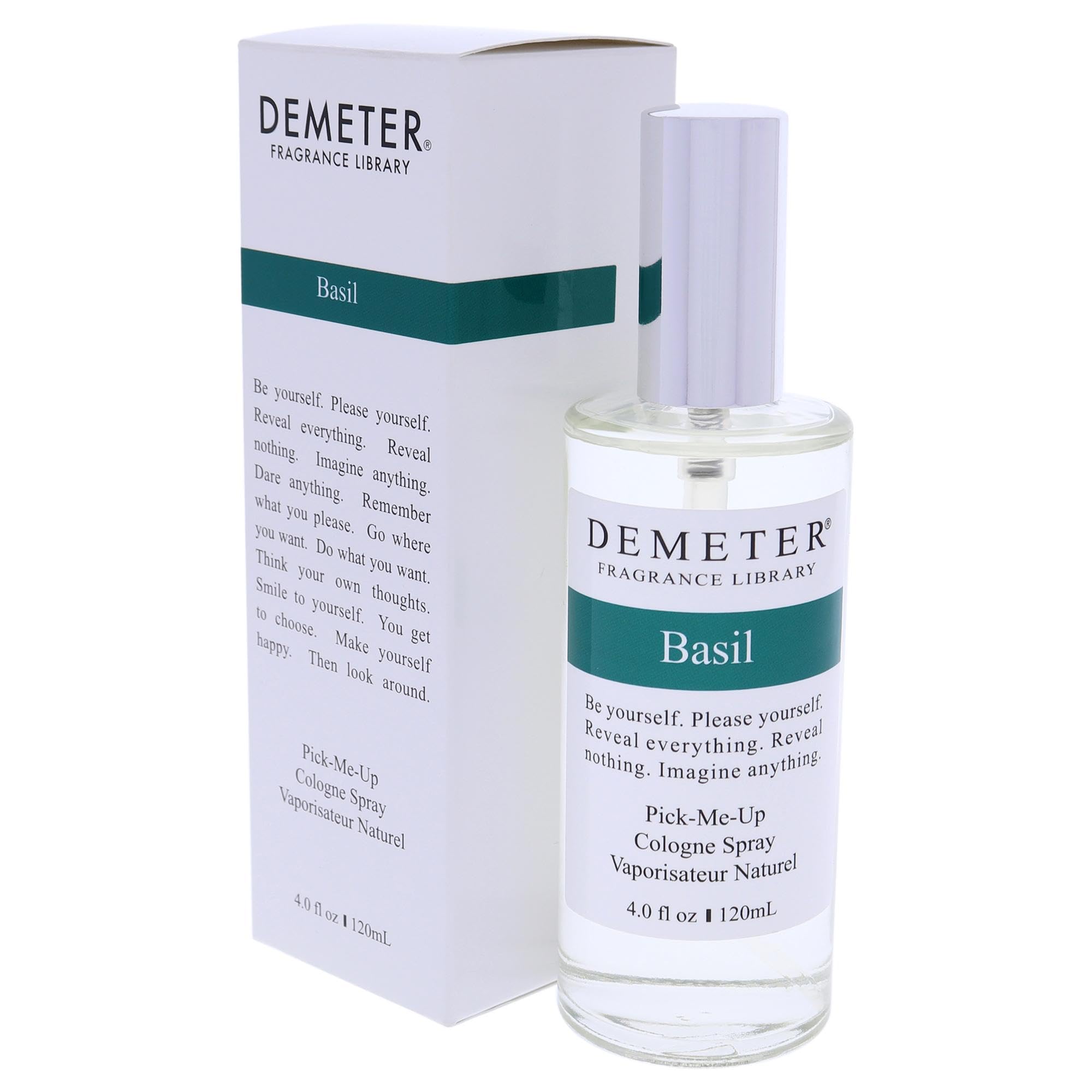 Demeter Cologne Spray for Women, Basil, 4 Ounce