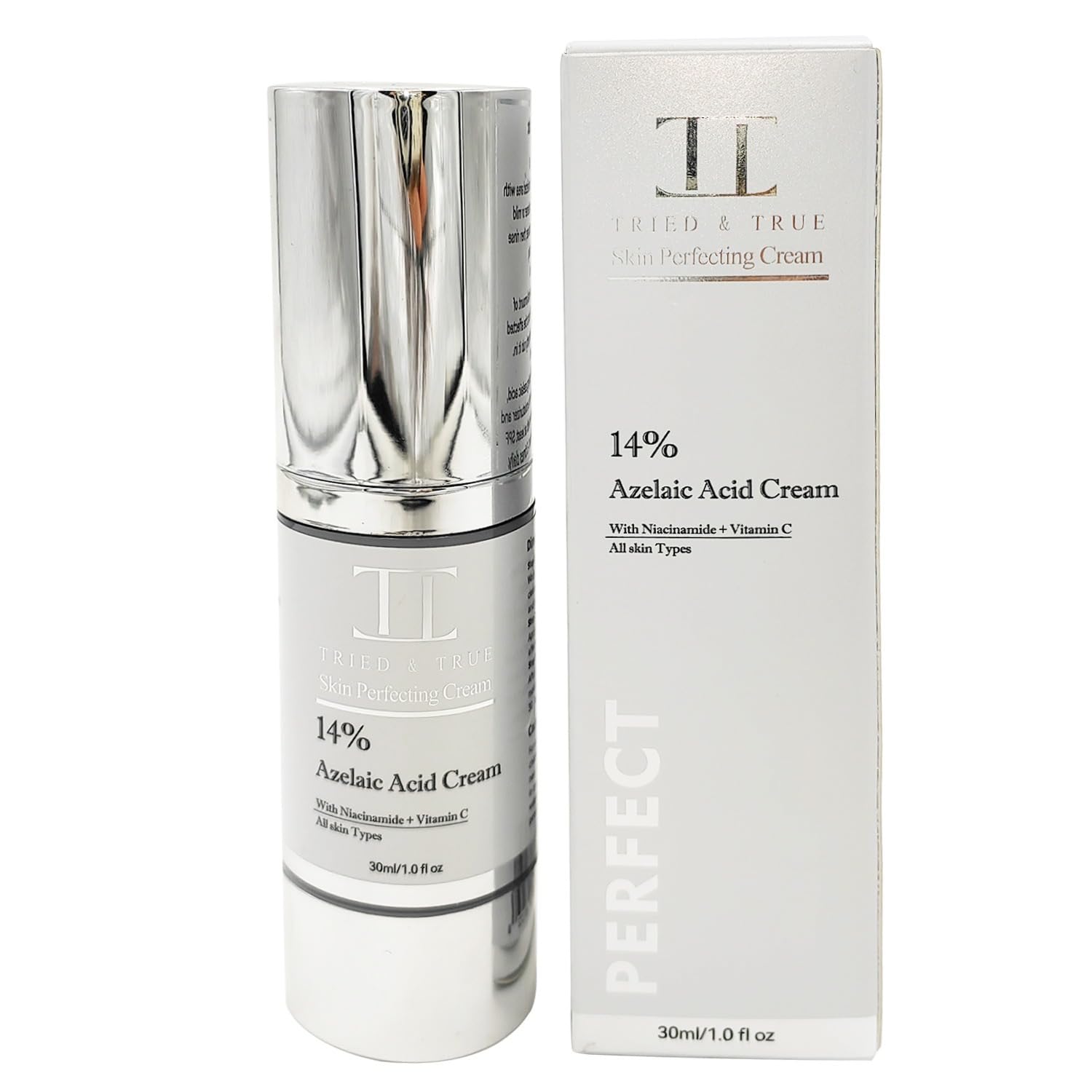 14% Azelaic Acid Skin Perfecting Cream, Reduces Redness, Fades Dark Spots, Evens Texture - Tried and True