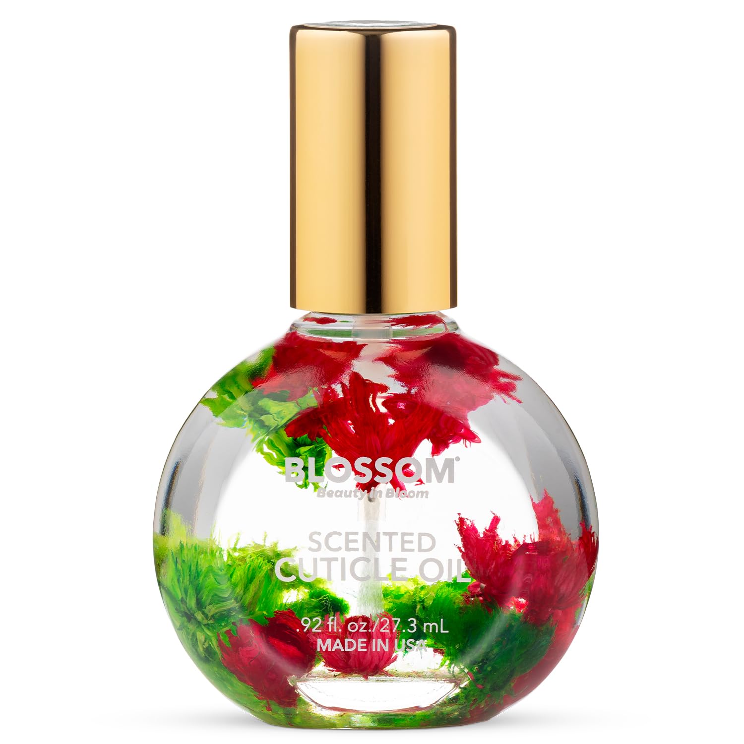 Blossom Cuticle Oil for Nails, Hydrating, Moisturizing, Scented Nail Oil Cuticle Care, Infused with Real Flowers, Made in USA, 0.92 fl. oz, Watermelon