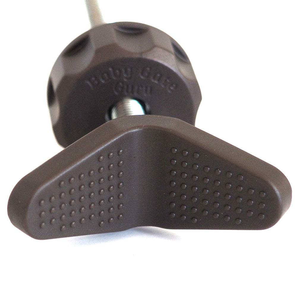 Baby Gate Guru Extra Long M8 (8mm) Stair Banister Adapter Y-Spindle Rods 2 Pack for Pressure Mounted Baby and Pet Safety Gates (8mm, Bronze)