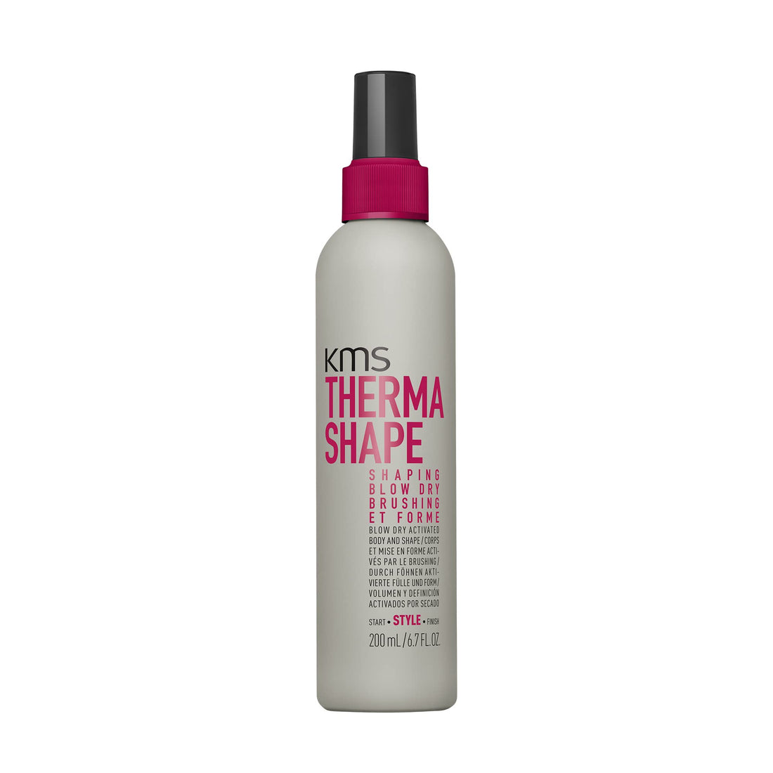 KMS California Therma Shape Shaping Blow Dry Brushing (Blow Dry Activated Body and Shape), 200 mL/6.7 oz.