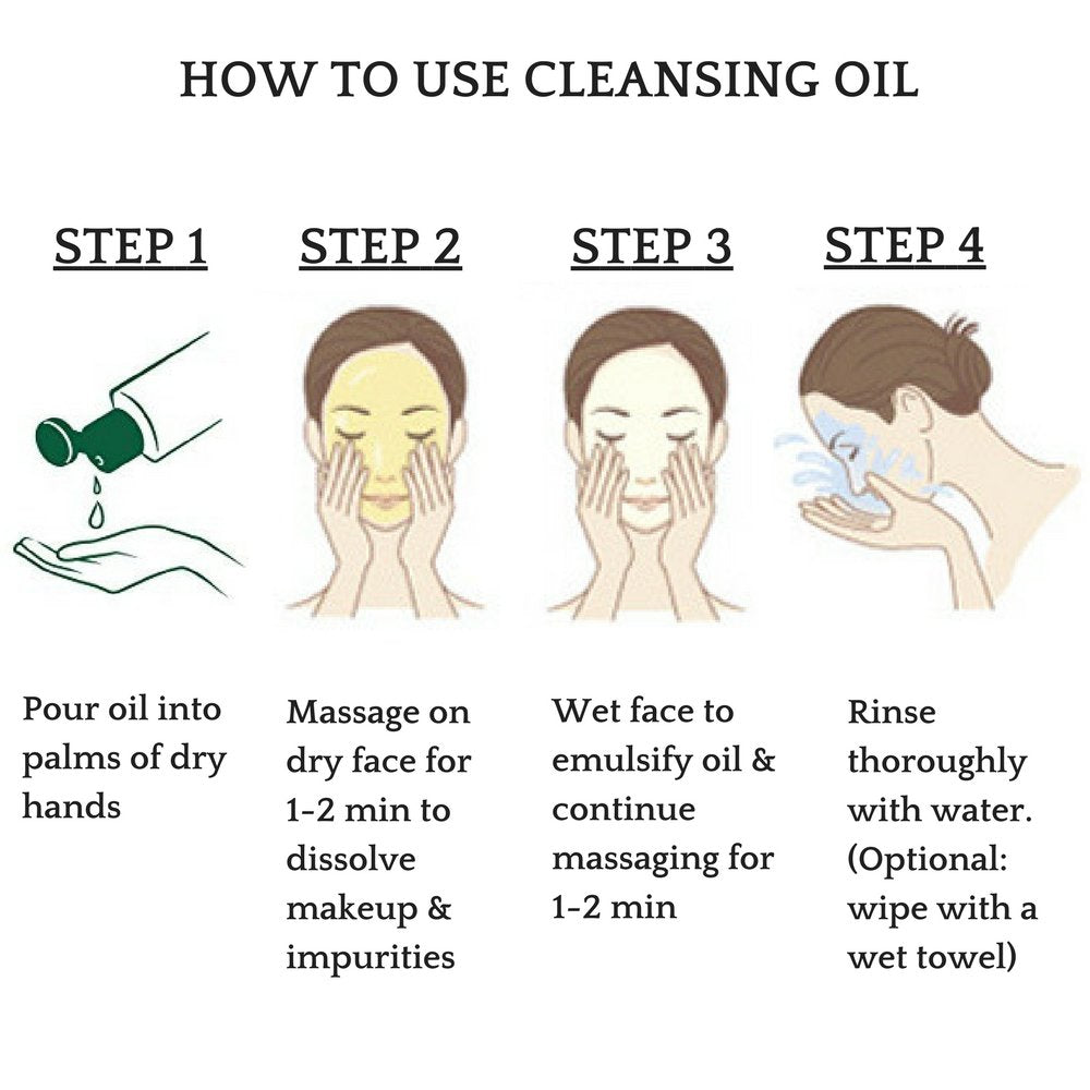 Organys Deep Cleansing Oil & Makeup Remover Best Natural Gentle Daily Face Wash Cleanser Reduces The Look Of Pores Acne Blackheads Breakouts For Sensitive Oily Dry Combination Skin