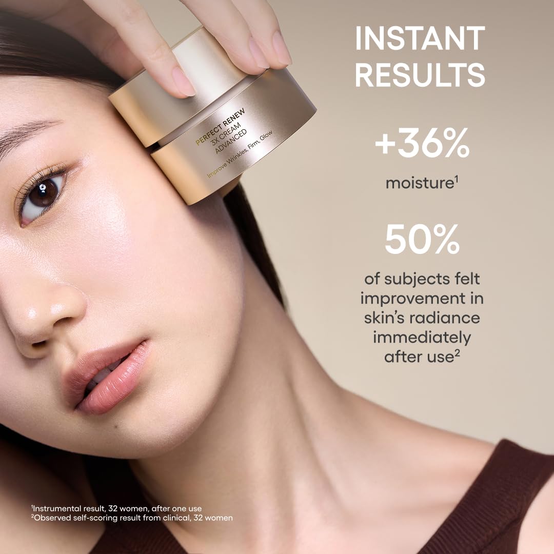 LANEIGE Perfect Renew 3X Cream – Anti-Aging Moisturizer with Peptides & Encapsulated Retinol to Visibly Firm Skin & Smooth Texture