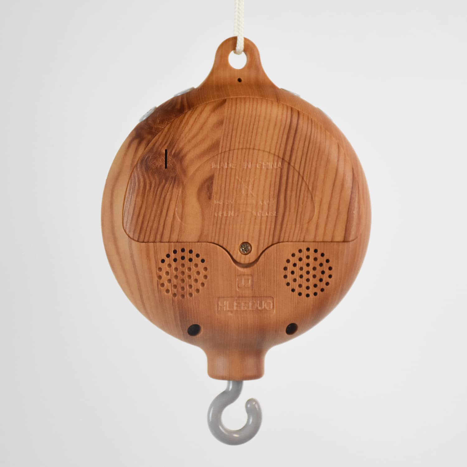 HLEEDUO 23 in Baby Mobile arm with 12 Lullabies Music Box,Crib Mobile arm with Cloth Cover,Mobile Holder for Crib-White