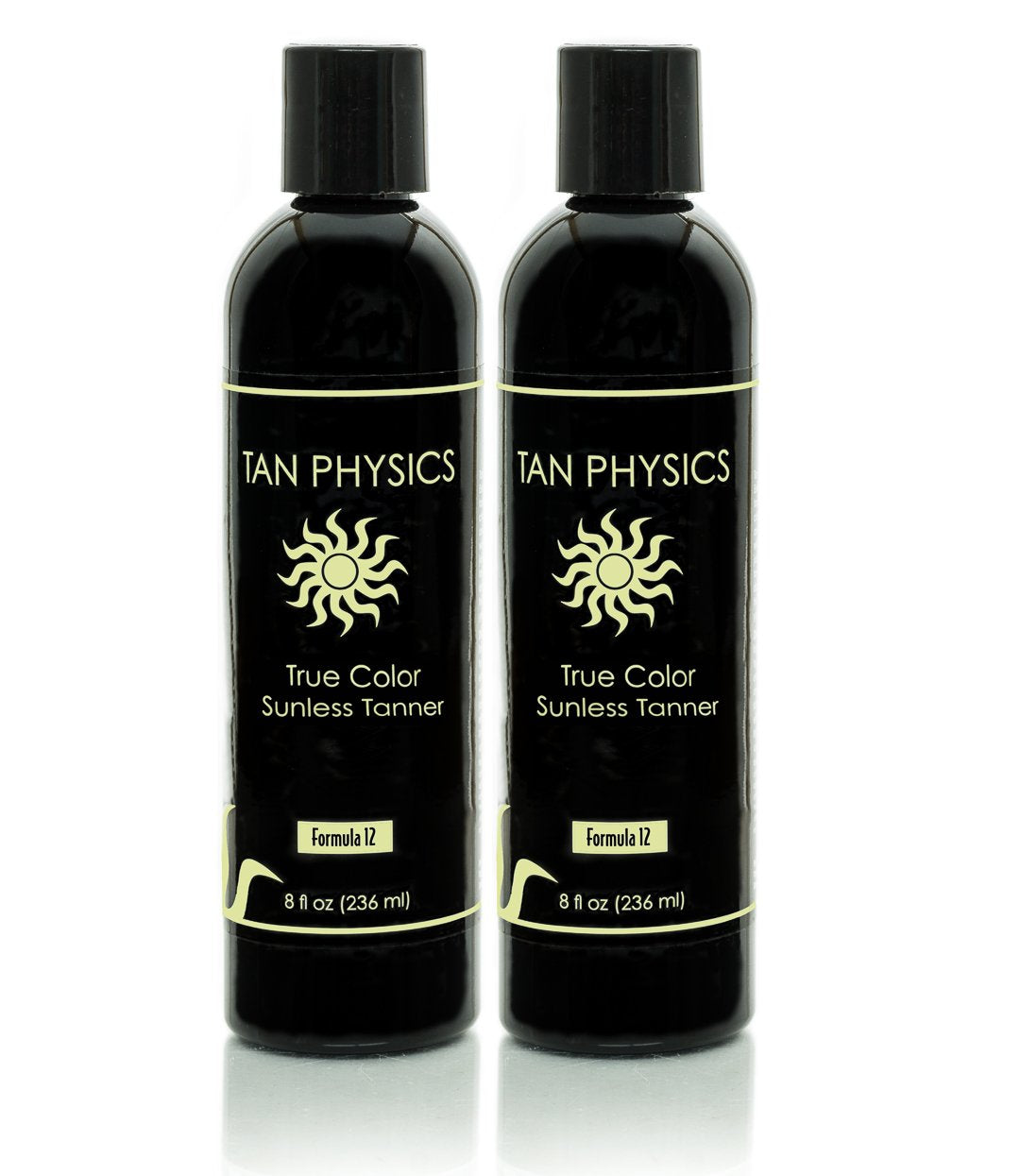 Lot of 2 Tan Physics True Color Rated #1 Sunless Self Tanner Tanning Lotion