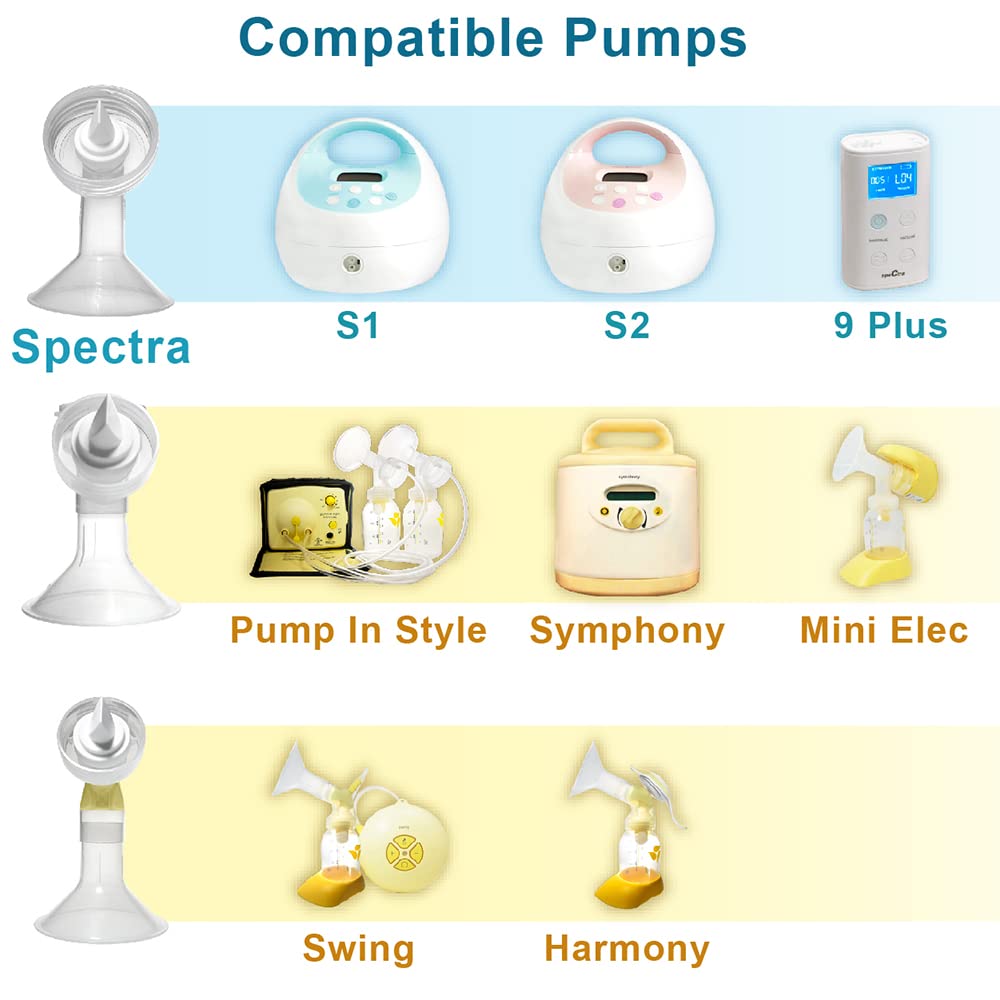 Nenesupply 6 pc Duckbill Valves Compatible with Medela and Spectra Pump Parts Use on Spectra S2 Spectra S1 and Pump in Style Harmony Symphony Replace Spectra Duckbill Valves and Medela Valve