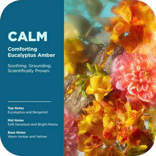 OLLY Calm Body Lotion-Serum with Hyaluronic Acid, Adaptogens & Vitamin B3– Nourishing Cleanser for Skin Barrier Repair, Deep Hydration, Eucalyptus Amber Scent, 8oz