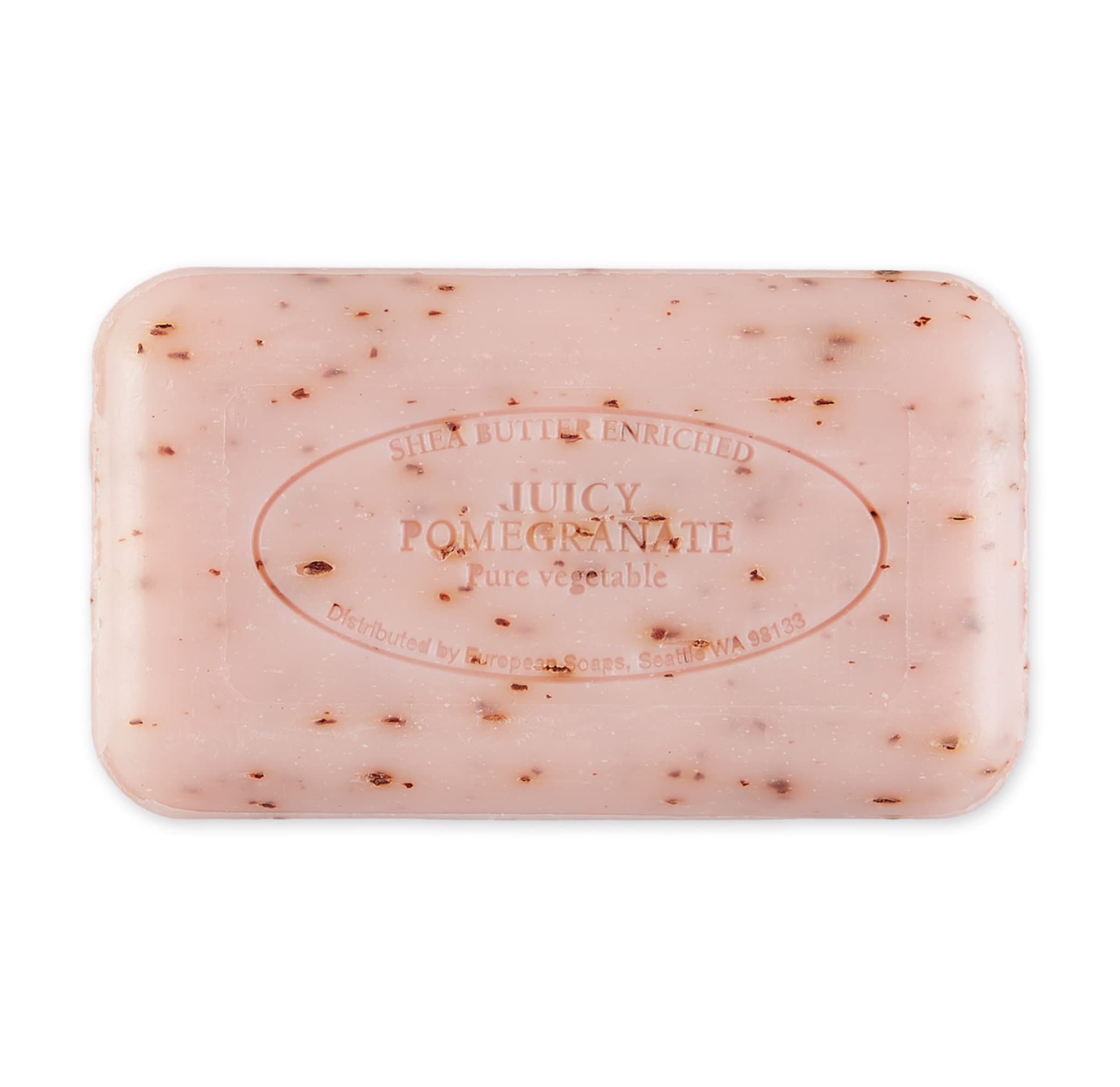 Pre de Provence Shea Butter Enriched Artisanal French Soap Bar (150 g) - Juicy Pomegranate
