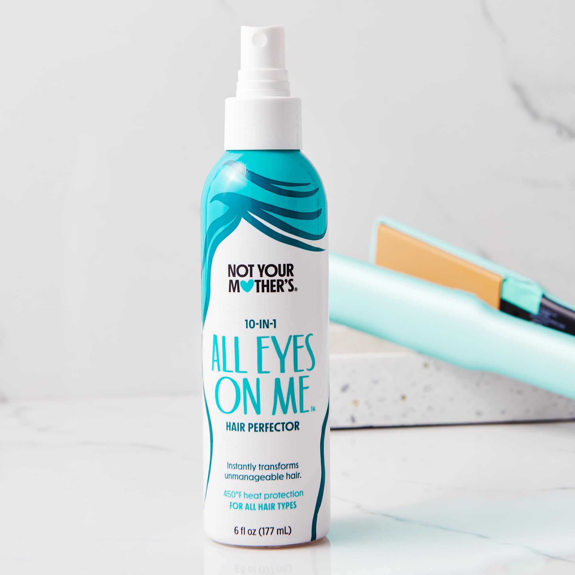 Not Your Mother's All Eyes On Me 10-in-1 Hair Perfector (3-Pack) - 6 fl oz - Heat Protectant for Hair - Moisturizing Detangler Spray and Frizz Control