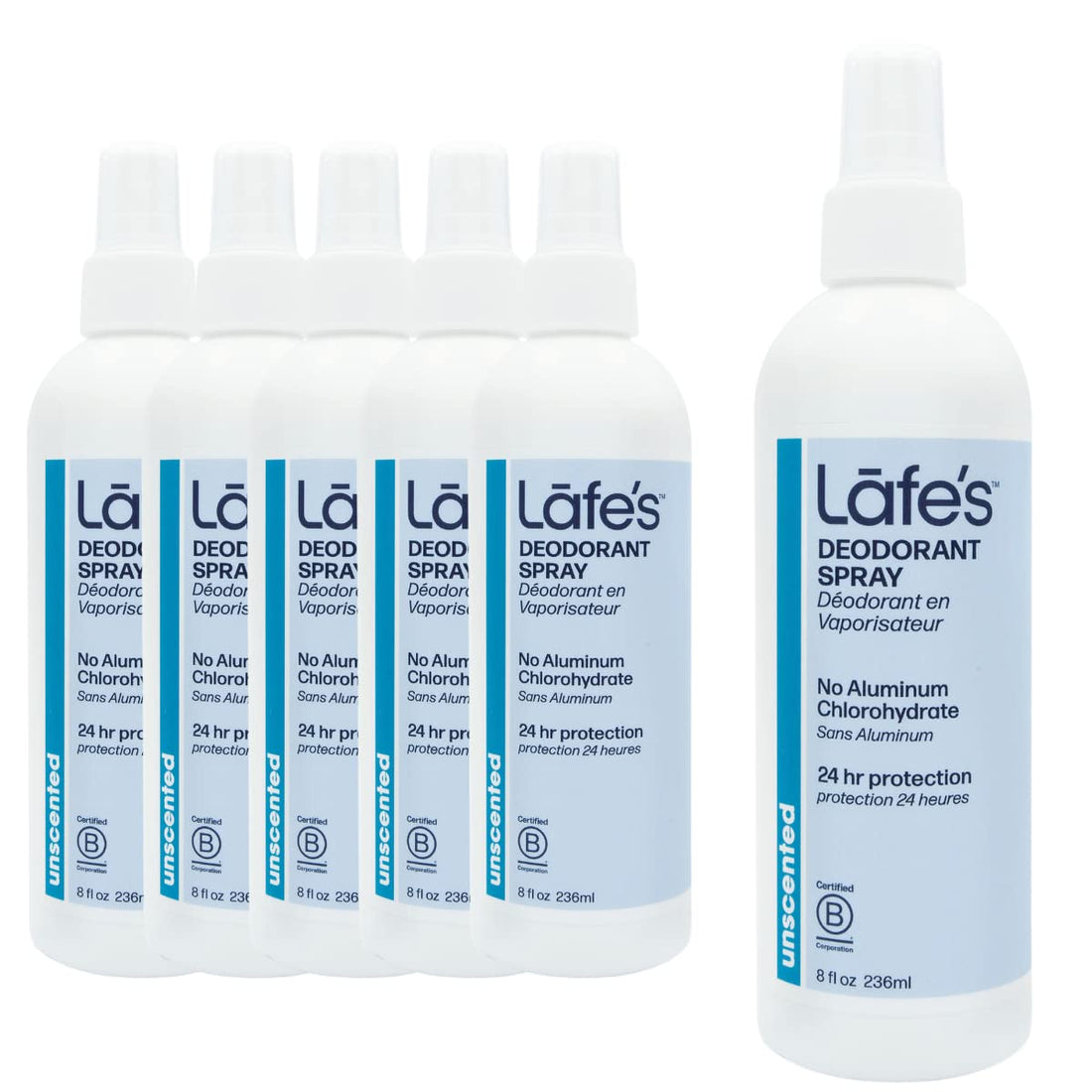 LAFE'S: Deodorant Spray W/Aloe Vera 8 oz (6 pack)
