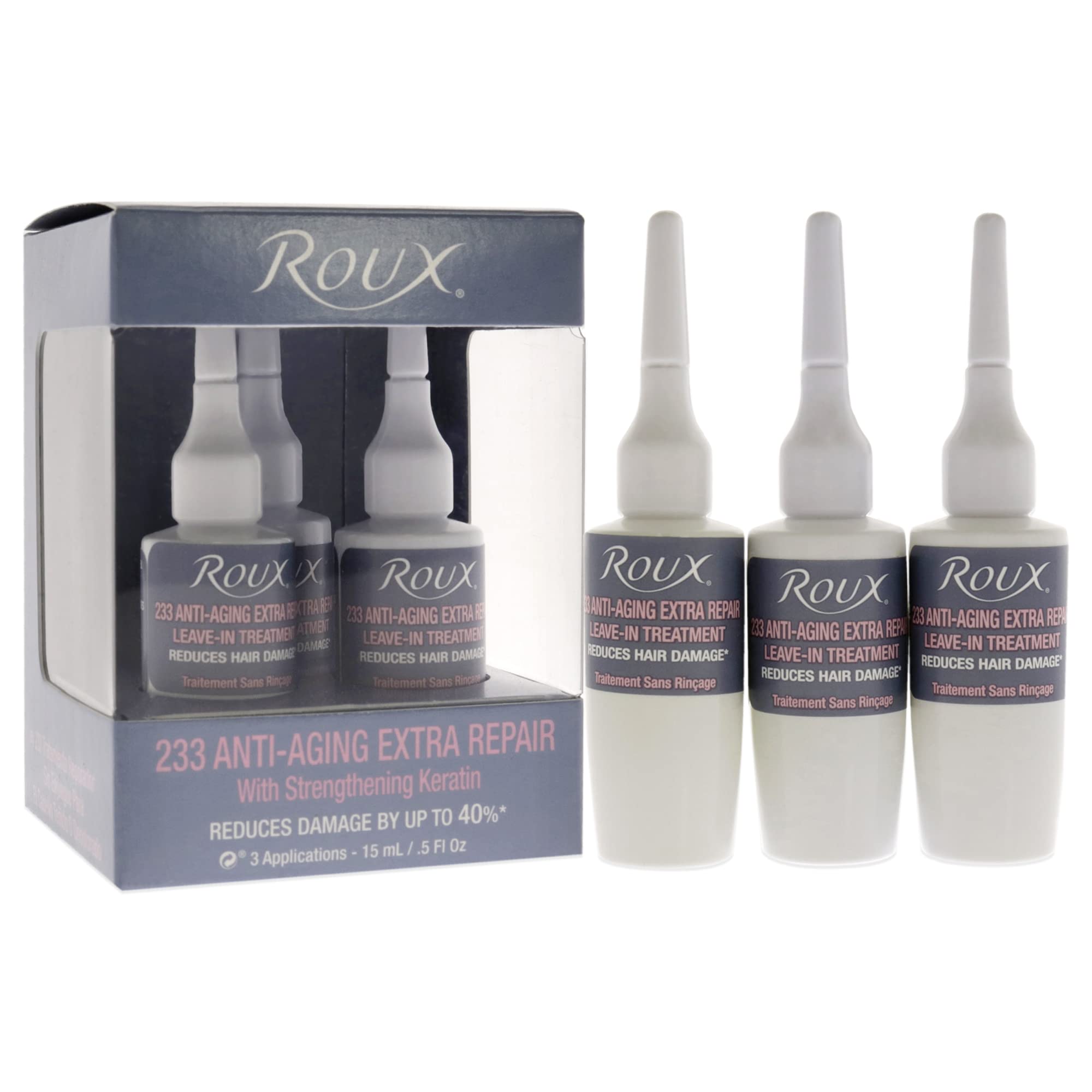 Roux Leave-in Treatment #233 Anti Aging Extra Repair - By 40% / 3pk x 0.5 oz