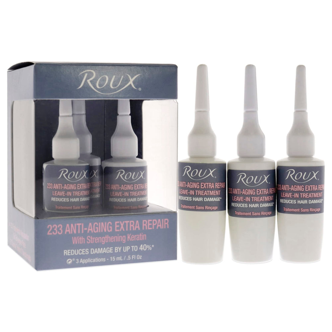 Roux Leave-in Treatment #233 Anti Aging Extra Repair - By 40% / 3pk x 0.5 oz