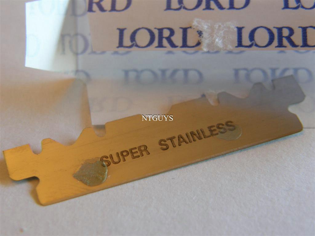 LORD Razor Blades Super Stainless Single edge