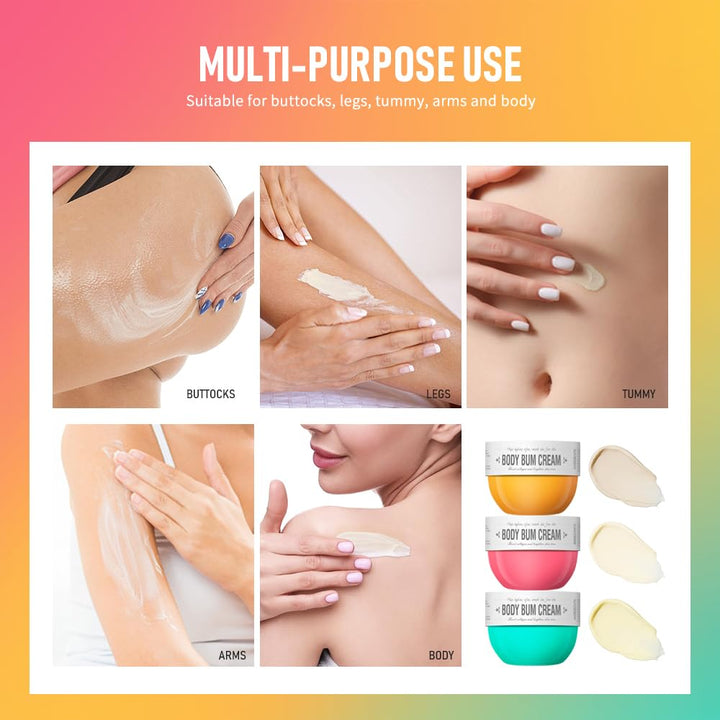 Bum Cream, Thigh and Butt Firming Body Cream, Moisturizing, Smoothening Butt Cream for Women, Lifted and Firm Tightens Skin (Vanilla pistachio)