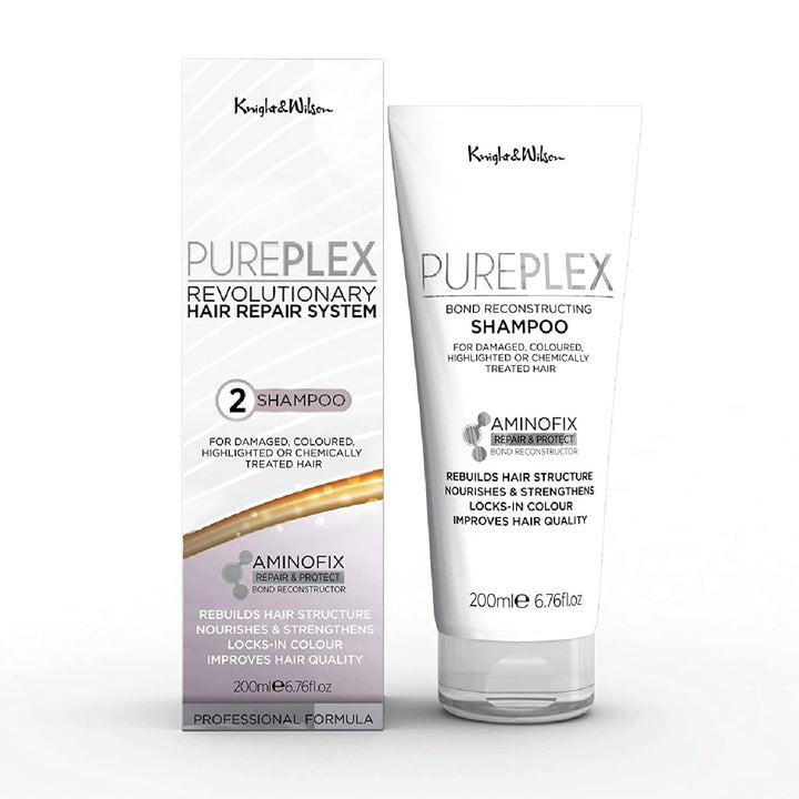 PurePlex Bond Reconstructing Shampoo, For all hair types, Professional Formula Nourishes & Rebuilds hair from within, Protects & Restores, 8.5 Fl Oz. By Knight & Wilson
