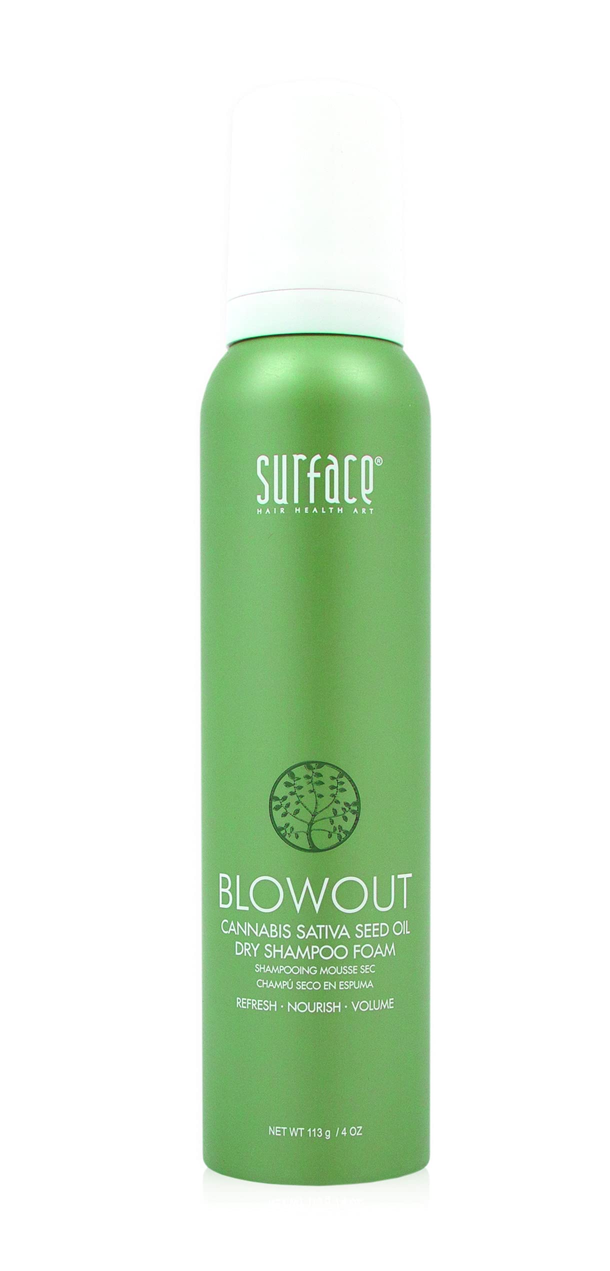 Surface Hair - Blowout Dry Shampoo– Organic Ingredients for Women and Men, Heat-Resistant with Babassu Oil for Longer Lasting Blowouts - 4 fl oz