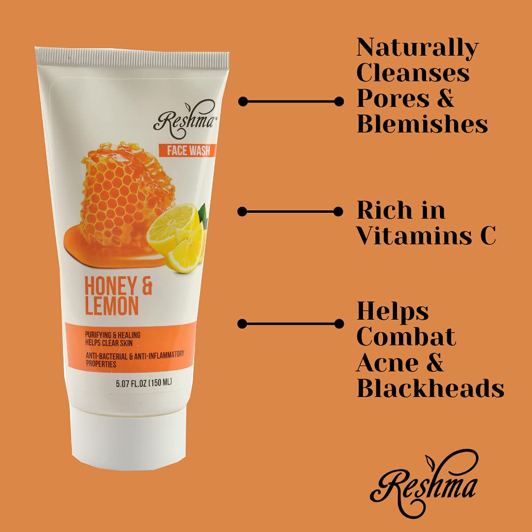 Reshma Beauty Honey & Lemon Face Wash, Pack Of 6