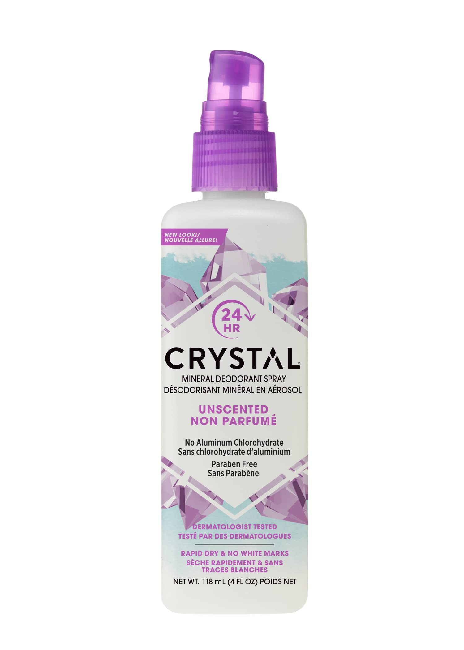 Crystal Body Deodorant Spray - 4 fl oz