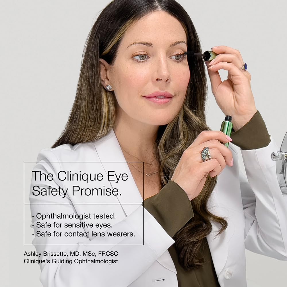 Clinique High Impact Mascara | Lengthening, Volumizing + Safe For Sensitive Eyes, Black Honey, 0.24 Fl Oz