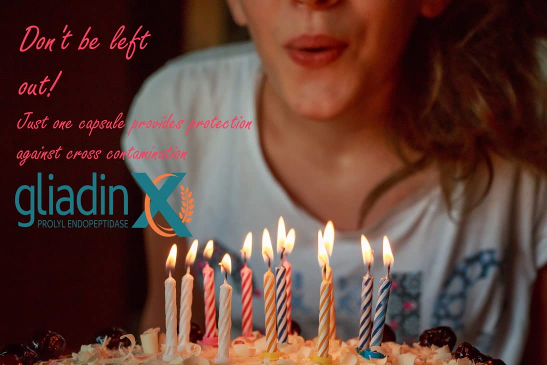 GliadinX Digestion of Gluten, Scientifically Proven Support for Strict Gluten-Free Diets for Celiac Disease and Gluten Intolerance, Celiac Safe Supplements – 90 Capsules