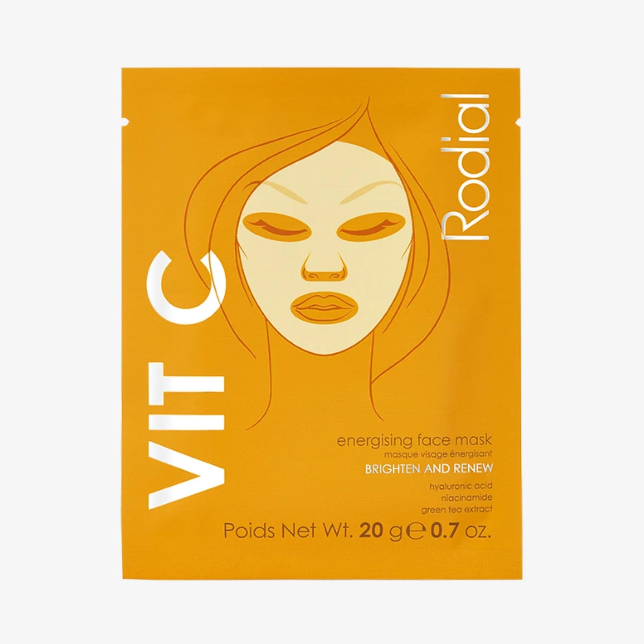 Rodial Vit C Energising Sheet Mask Individual Sachet