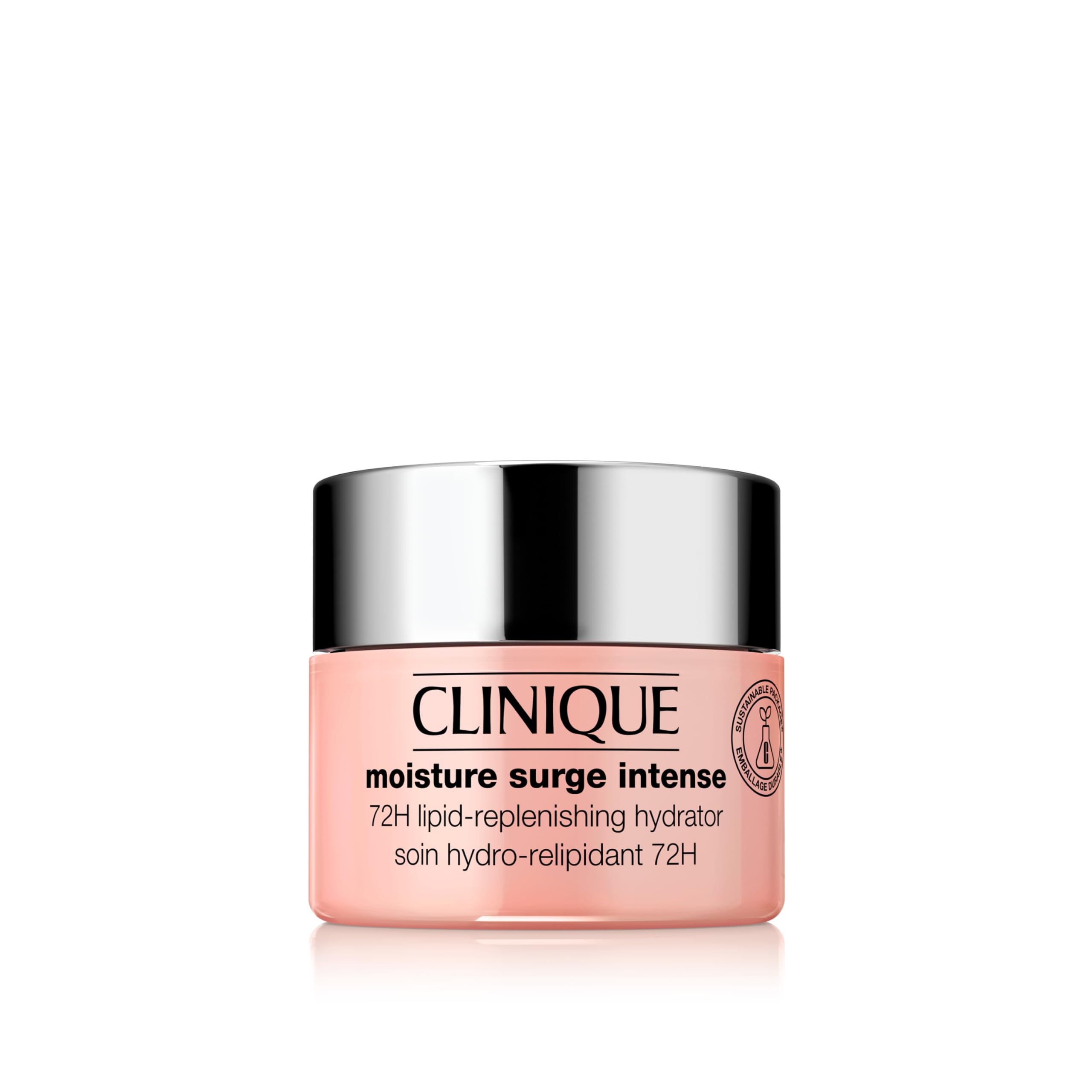 Clinique Moisture Surge Intense 72H Lipid-Replenishing Hydrator Face Moisturizer With Aloe Water + Cica | Hydrating + Moisturizing, Mini Travel Size, 0.5 Fl Oz