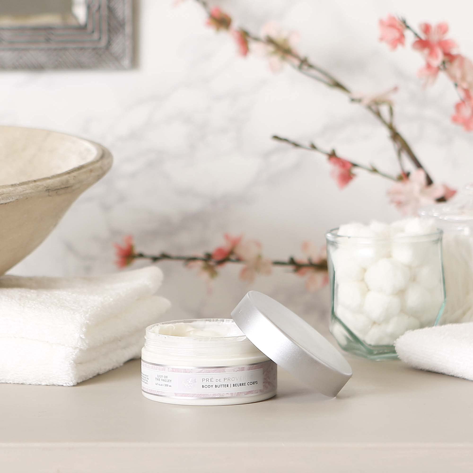 Pre de Provence Collection Shea Butter Enriched Soothing & Moisturizing, Body Butter, 6.7 fl oz, Lily of the Valley